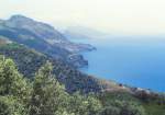 Die Südküste Kretas bei Polirizos. Aufnahme: April 1999 (digitalisiertes Diapositiv).