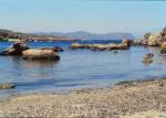 Der Strand bei Agioi Apostoli.