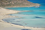 Blick über die Balos Lagune an der Westküste von Kreta.