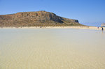 Der Strand vor Balos auf der Insel Kreta. Aufnahme: 20. Oktober 2016.