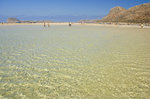 Der Strand vor Balos auf der Insel Kreta.