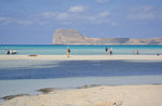 Die Balos Lagune an der Insel Kreta. Aufnahme: 20. Oktober 2016.