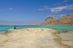 Blick auf die Halbinsel Gramvousa - Kreta. Aufnahme: 20. Oktober 2016.