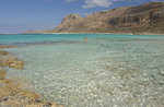 Klares Wasser an der Halbinsel Gramvousa - Kreta. Aufnahme: 20. Oktober 2016.