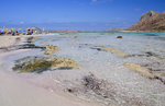 Balos Beach an der Nordwestküste von Kreta. Aufnahme: 20. Oktober 2016.