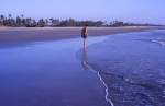 Baga Beach in Goa. Aufnahme: November 1988 (Bild voma Dia).