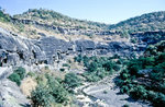 Das Ajanta-Tal  im Nordosten des indischen Bundesstaates Maharashtra.