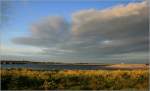 Blick ber Kste und Galway Bay bei Muckinish, Irland Co.