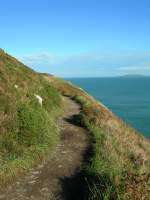 Von Howth (DART /S-Bahn Verbindung nach Dublin) fhrt in sicherem Abstand zu den Klippen ein gut begehbarer Weg durch die faszinierende Landschaft des Howth Head. 