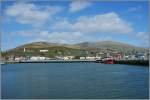 Vom Hafen hat man einen schnen Blick auf den gemtlichen Ort Dingle
(16.04.2013)