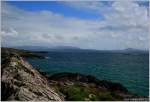 Kste am Ring of Kerry mit Blick auf die Beara Halbinsel.