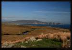Achill Island - Blick auf Keel (An Caol) und die Menawn Cliffs, Irland County Mayo