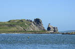 Blick auf die Thulla Rocks nördlich der Halbinsel von Howth. Aufnahme: 12. Mai 2018.