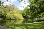 Im Stadftpark St. Stephen's Green von Dublin. Aufnahme: 10. Mai 2018.