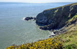 Klippen auf Howth Head - Ursprünglich eine Insel, ist Howth Head heute durch einen schmalen Landstreifen mit dem Festland verbunden. Howth Head bildet den nördlichen Abschluss der weitgespannten Sichel der Dubliner Bucht, die im Süden mit Killiney Head abschließt.
Aufnahme: 12. Mai 2018.