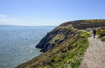 Der Blick auf Meer und Küste macht die Wanderung um die Landzunge von Howth (östlich von Dublin) zu einem Erlebnis.
Aufnahme: 12. Mai 2018.