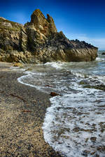 Felsenstrand an der Südküste von Howth Head.