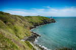 Howth Head östlich von Dublin: Baily's Head von Lion's head aus gesehen.