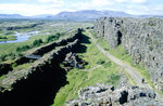 Þingvellir im Südwesten von Island, etwa 40 km östlich von Reykjavík.An diesem historischen Ort wurde auch am 17.