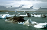 Die Lagune Jokulsárlón am Vatnajökull auf Island.