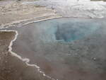 Heiße Quelle im Haukadalur-Gebiet auf Island am 20.07.17