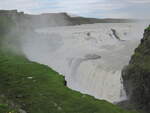 Wasserfall Gullfoss auf Island am 20.07.17