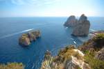 Capri - Aussicht von Giardina Augusto.