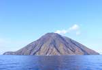 Die Vulkaninsel Stromboli am 7.10.2016