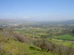 Sizilien, Aussicht Richtung Catania und tna (14.03.2009)