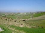 Sizilien, Aussicht Richtung Piazza Armenina und tna (14.03.2009)