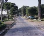 Lazio / Latium: Via Appia Antica im Februar 1993.