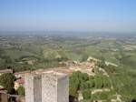 Ausblick von San Gimignano (11.10.2006)