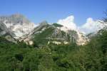 Die Cave di Carrara - Die Marmorbrche von Carrara.