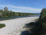 Fluss Isonzo bei Gradisca im östlichen Friaul (19.09.2019)