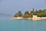 SIRMIONE, 30.09.2011, Blick auf die Nordspitze der Halbinsel Sirmione