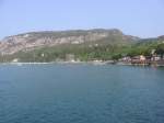 Ein Blick auf den Gardasee und die Bucht von Garda. Aufgenommen ist dieses Bild am 1. August 2006.