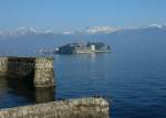 Die Borromischen Inseln (Isola Bella und Isola dei Pescatoni)  im Frhjahrslicht.