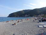 Strand bei Noli, Provinz Savona, Ligurien (02.10.2021)