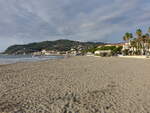 Strand bei Diano Marina, Ligurien (04.10.2021)