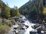 Fluss Grand Eyvia im Cogne Tal bei Epinel (05.10.2018)