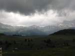 Schlechtwtterfront auf der Seiser Alm am 8.6.2009