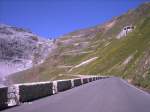 Italien - Südtirol
Blick hinauf zum Stilfser Joch (2758m). Insgesamt 27 km und 48 Kehren!