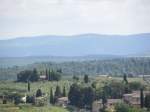 Die Landschaft  um San Gimignano, Foto am 20.5.2014  