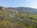 Ausblick auf Hügel bei Castiglion Fiorentino (26.03.2022)