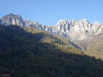 Aussicht auf das Bergmassiv Cimon del Soglio Rosso 2040M.