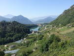 Ausblick auf den Lago di Ganzolino im Trentino (16.09.2019)
