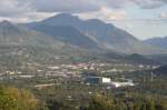 Blick ber das Industriegebiet von Avellino.