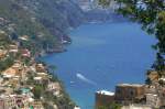 Die Amalfiküste bei Positano.