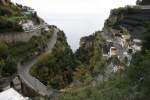 An der Amlfi-Kste bei Amalfi; 25.11.2007