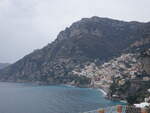 Ausblick auf Positano an der Amalfiküste (24.02.2023)